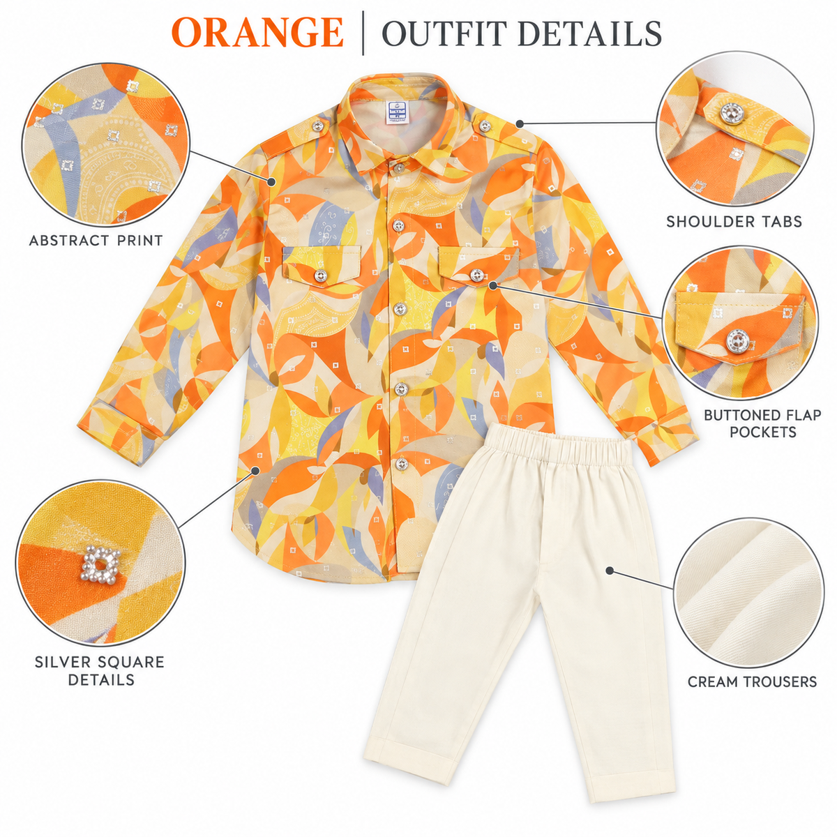 Tiny Traditions: Adorable Printed Kurta Pajama for Festive Charm