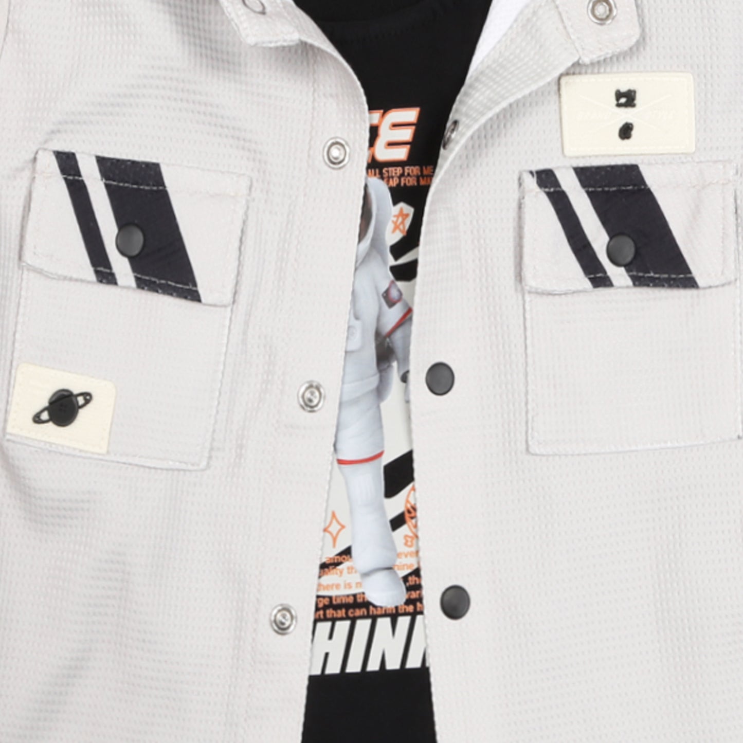 Printed Shirt, Fun Tee & Pants: Perfect Casual Combo for