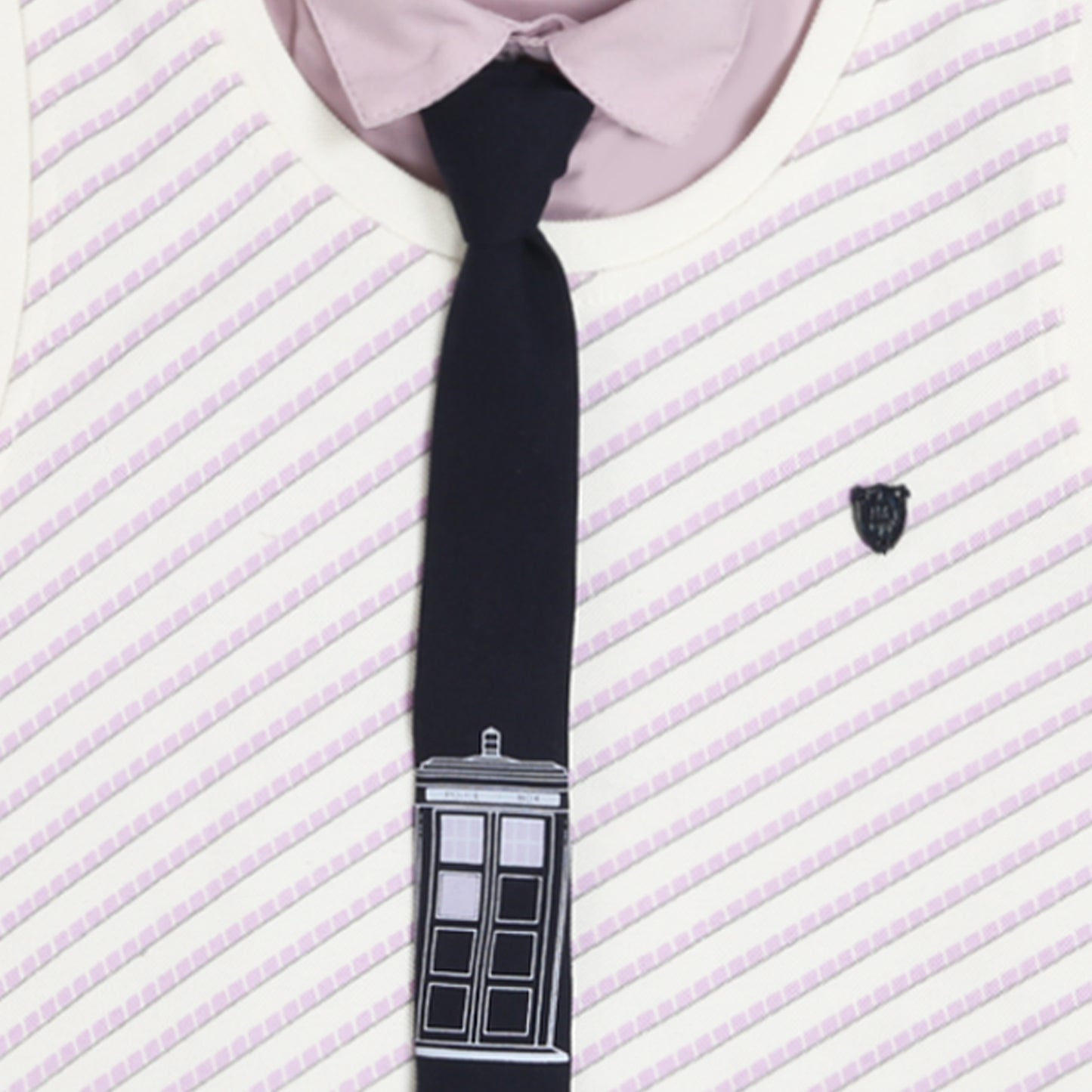 Stylish Shirt, Sleeveless Tee, Pants & Tie: Boys’ Party Charm