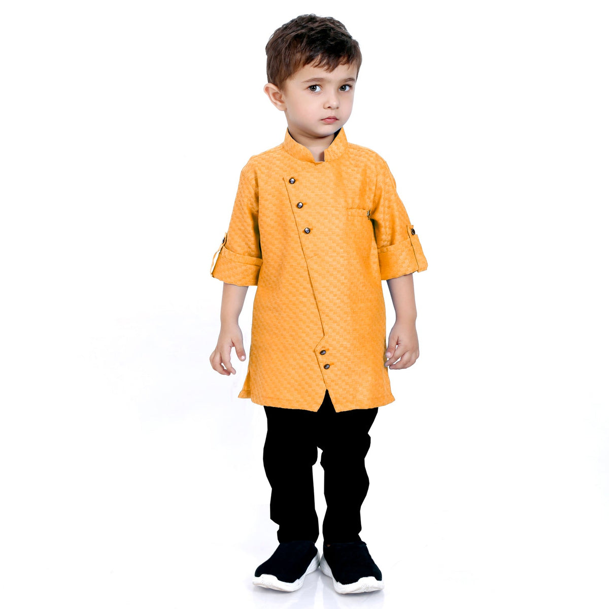 Elegant Ethnic Wear Kurta Set - Mustard