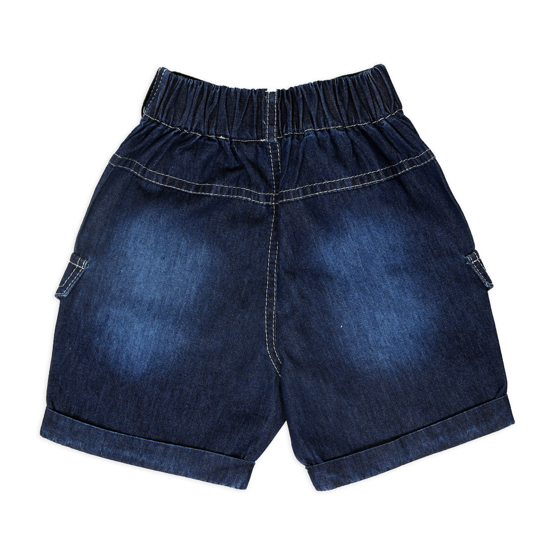Double Denim Delight! Shirt and Shorts Set for Mini Trendsetters.
