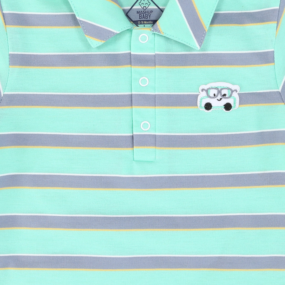 Tiny Stripes, Big Style: Polo Vibes for Little Explorers!