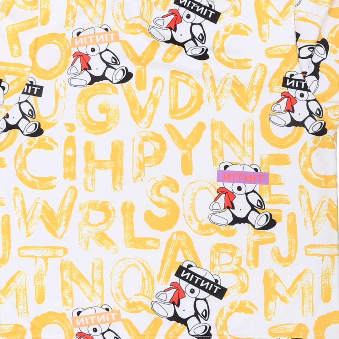 Cozy, Cool & Playful! Printed Hoodie T-Shirt & Jogger Set!