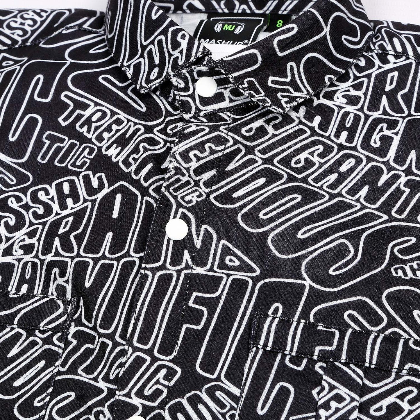 Stylish Duo: Printed Shirt and Half-Sleeve T-Shirt Combo!