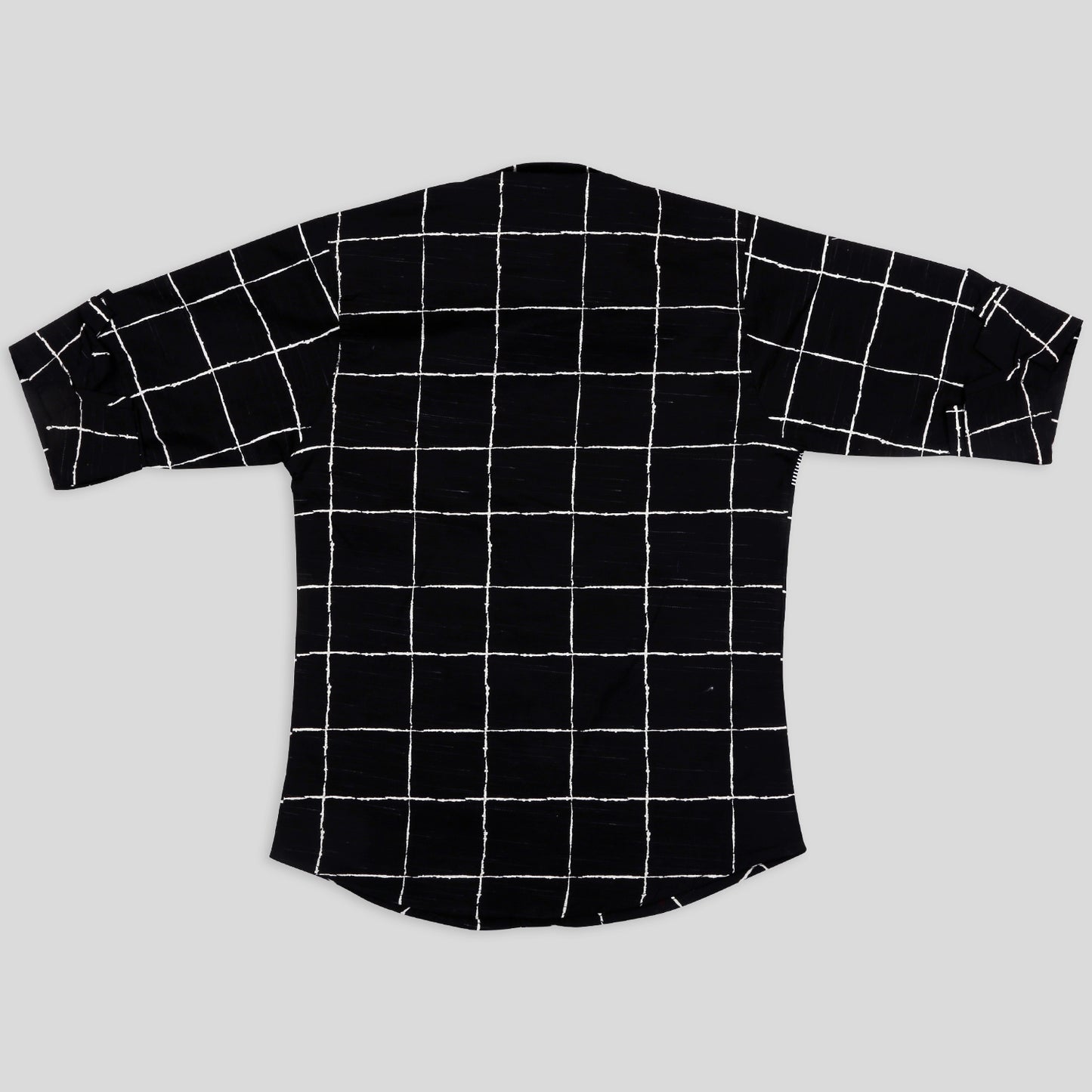 Checkmate Boredom: Elevate Casual Fun with This Unique Checked Shirt!