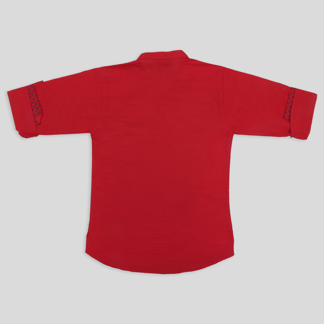 Cotton Linen Kurta For Young Boys.