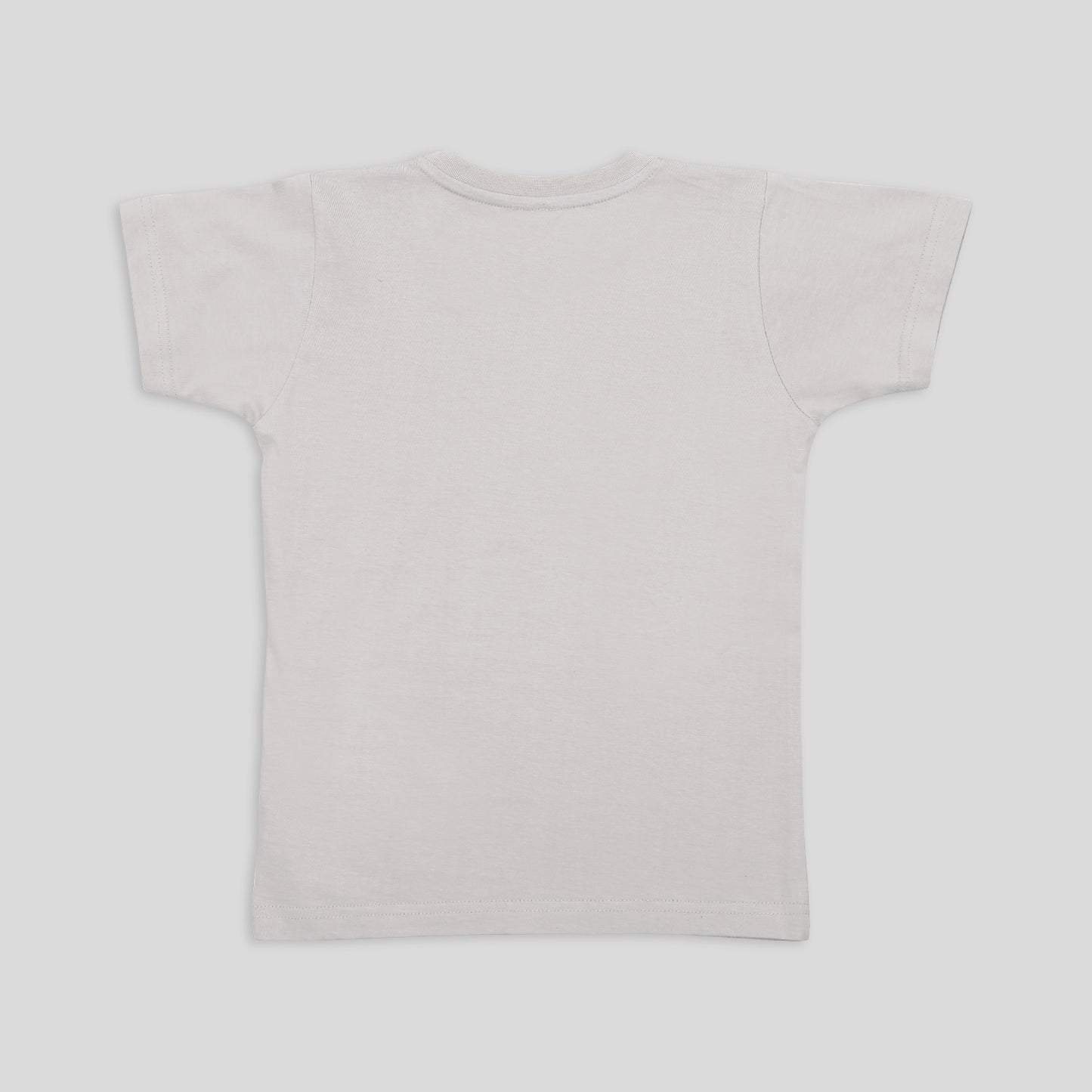 Lycra Checkered Shirt and T-shirt Set For Young Boys