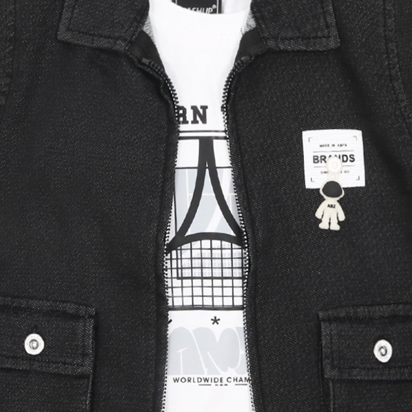 Cool Kids’ Style Upgrade: Jacket, Printed Tee & Pants Set