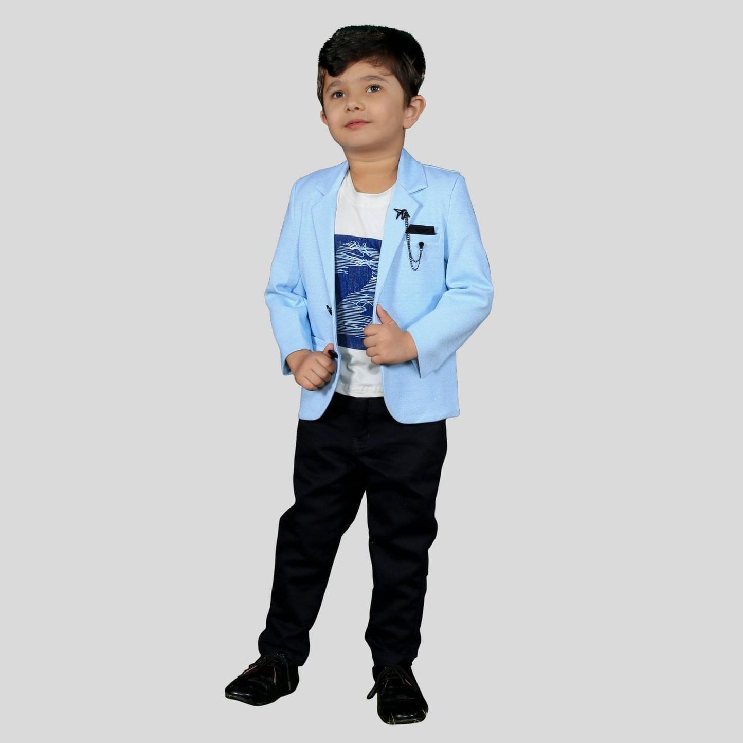 Printed Tee, Blazer, Jeans: Casual to Party, Fun All the Way!