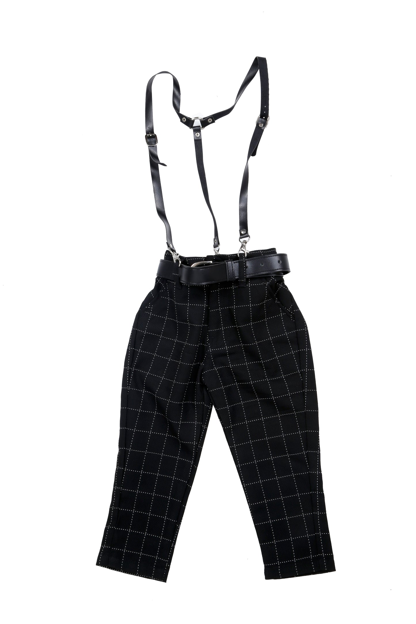Bad Boys printed party Outfit with Suspenders and a Bow. - mashup boys