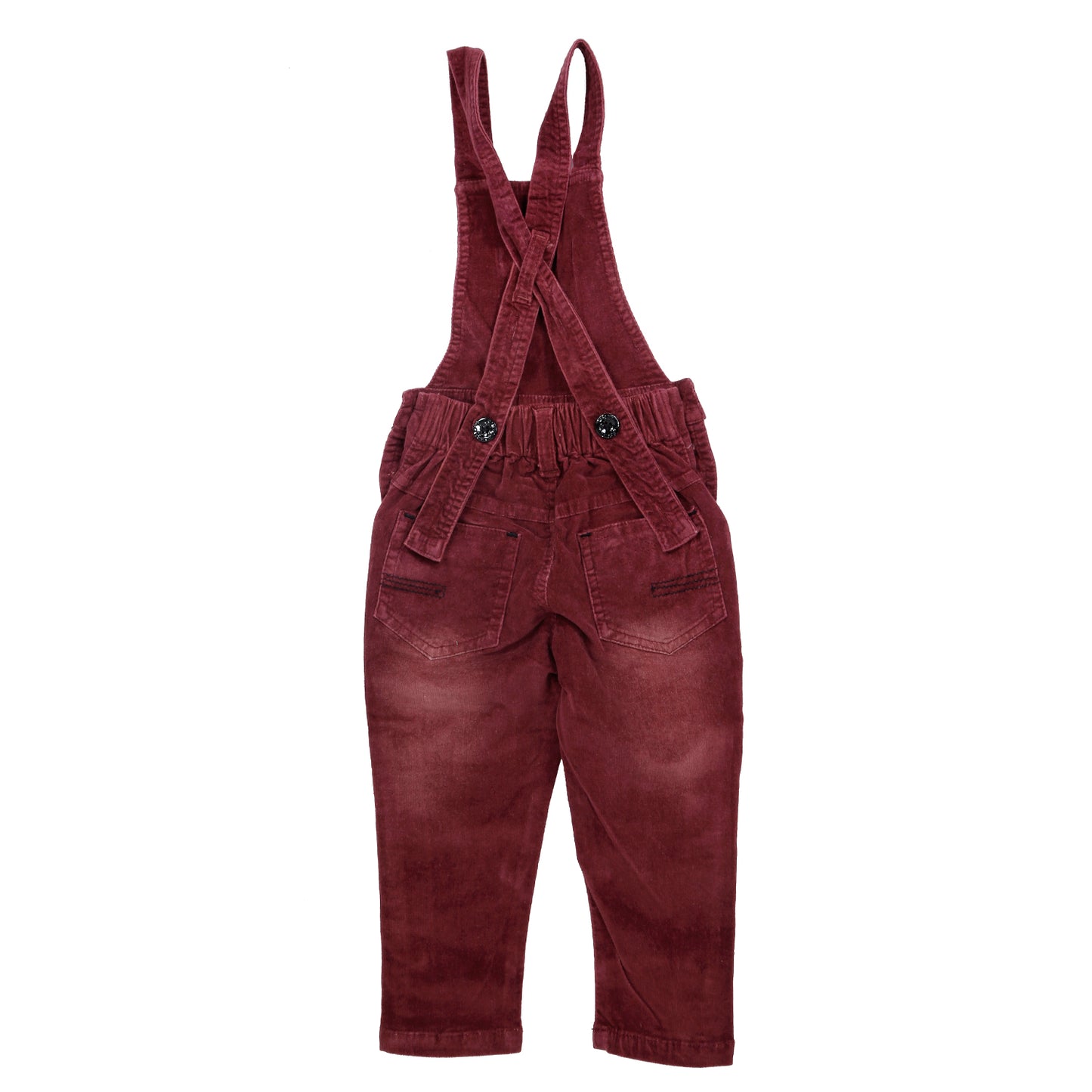 Bad Boys Maroon Dungaree Set - mashup boys