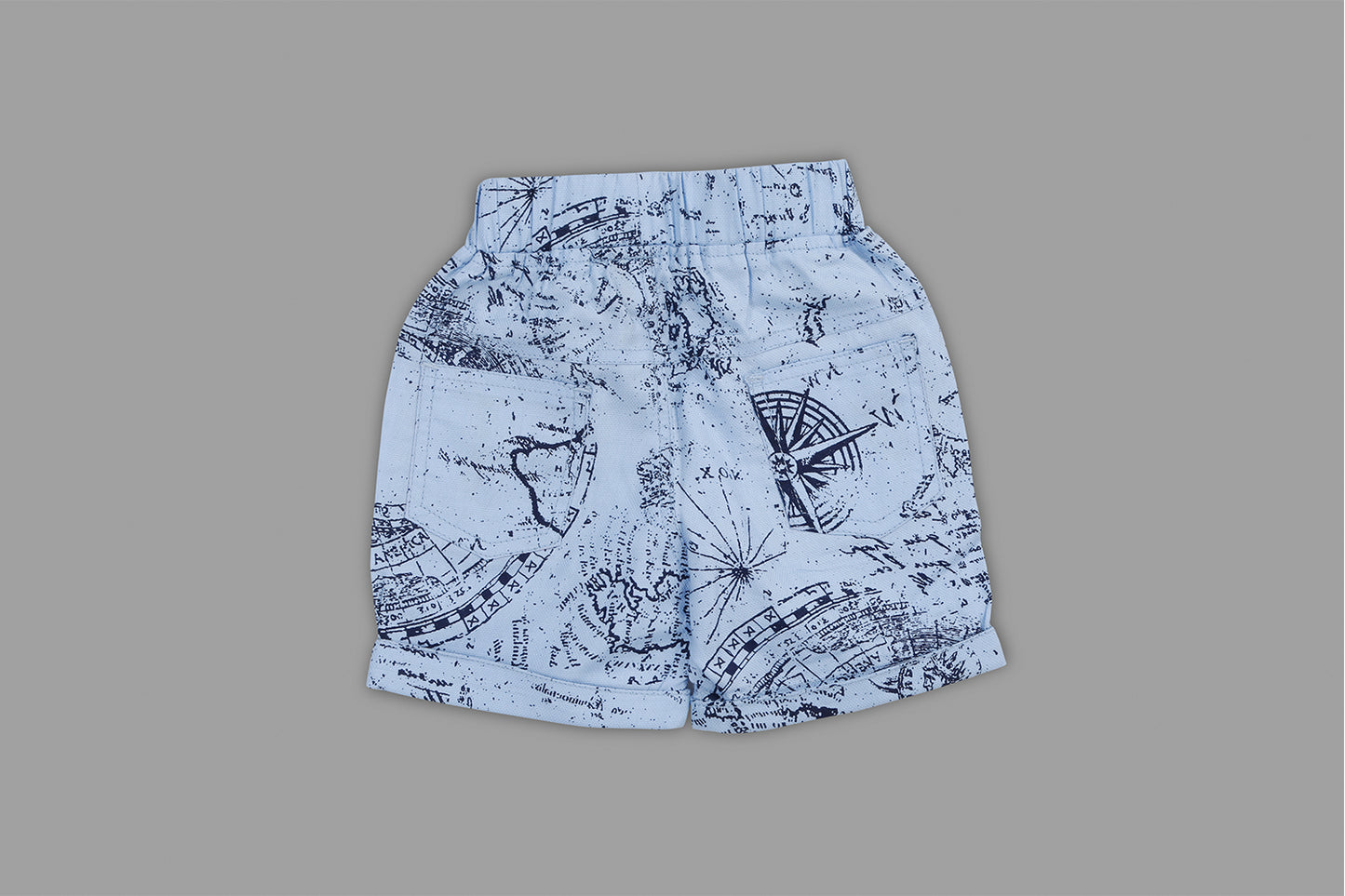 MashUp Junior Stylish Casual Outfit with Cotton Knit T-shirt and Cotton Twill Print Bottoms