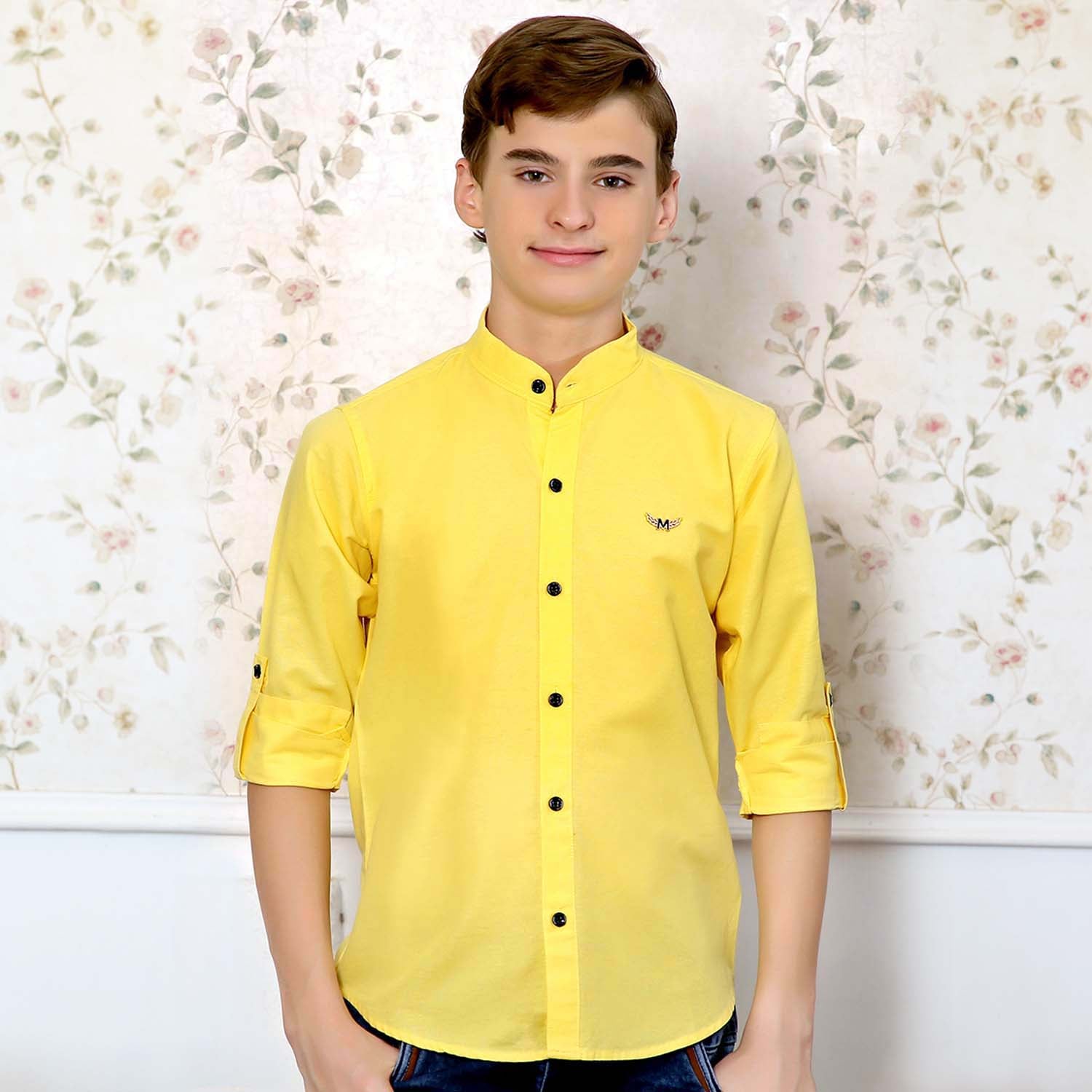 Mashup Mandarin Collar Shirt