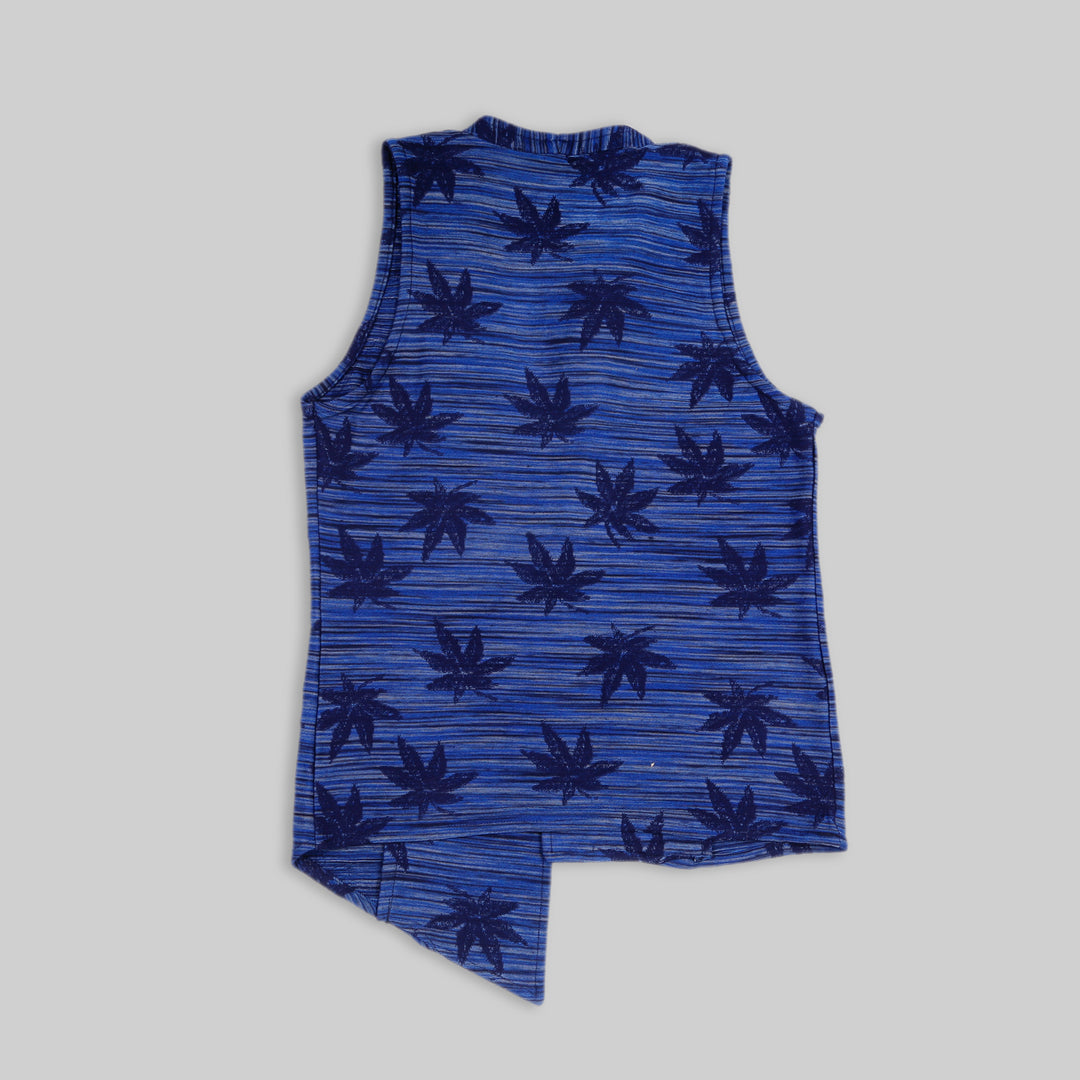 MashUp Fashionable cotton knit shrug/waistcoat and superior cotton shirt