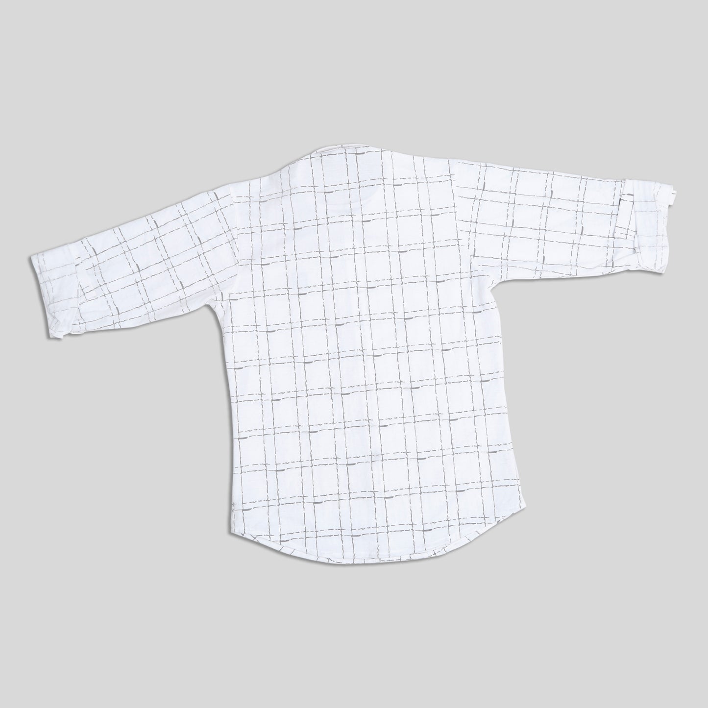 Checkmate Boredom: Elevate Casual Fun with This Unique Checked Shirt!