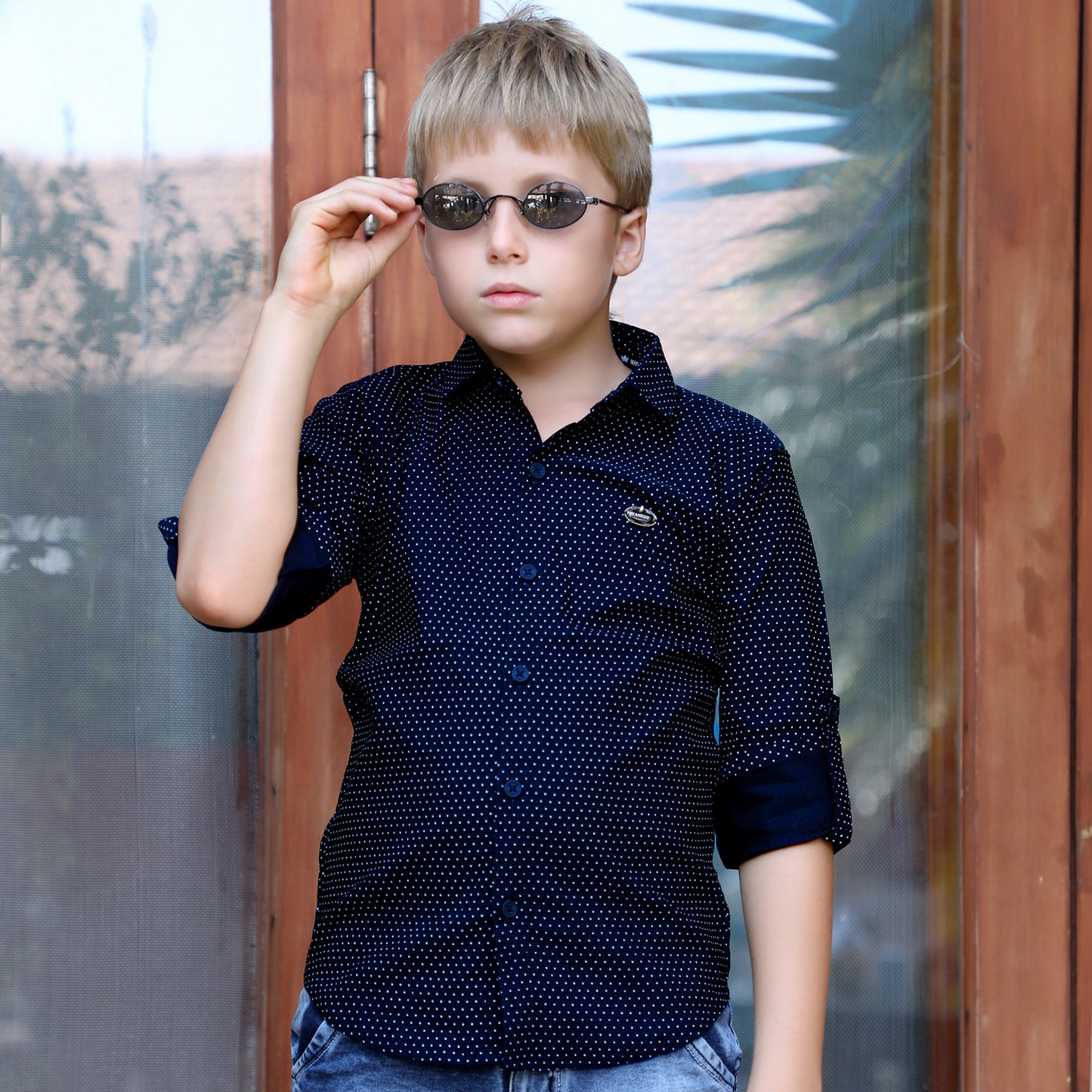 Polka dot classic Shirt