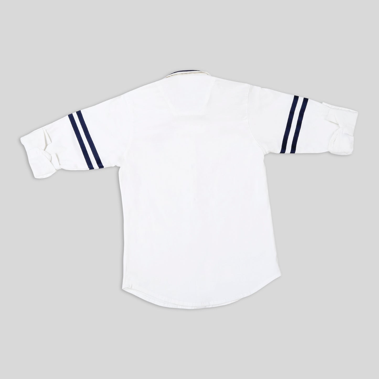 MashUp Elegant casual sporty wear comfortable navy cotton dobby shirt