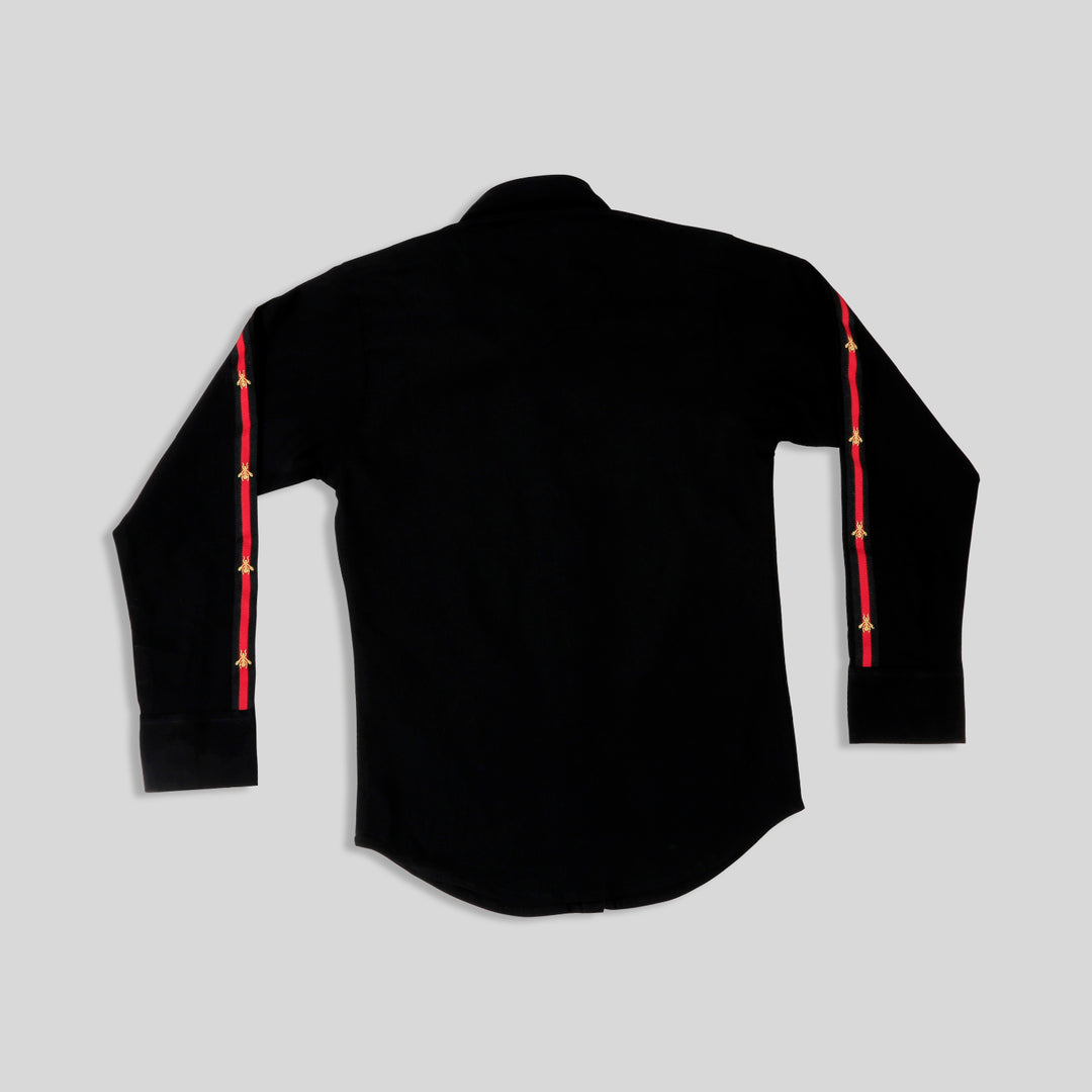 MashUp Elegant tapered funky cotton stretch lycra shirt