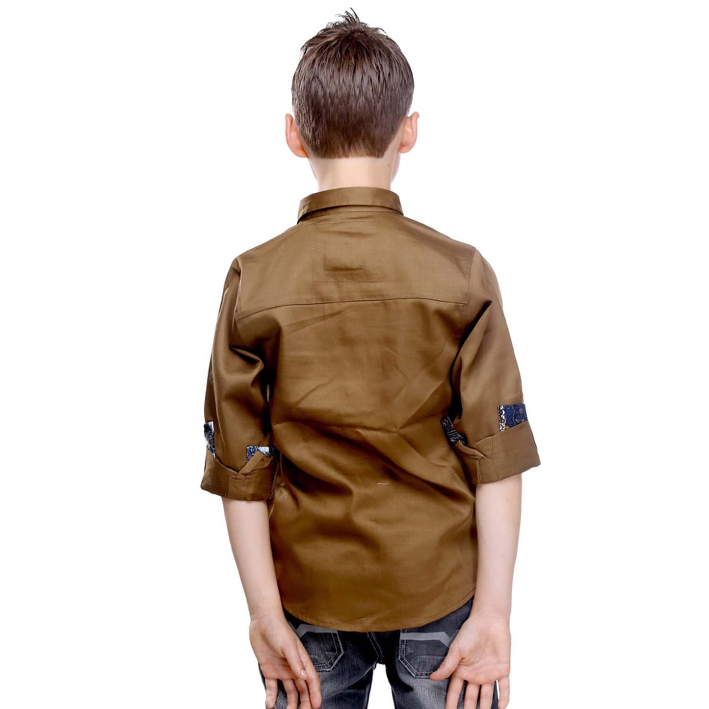 MashUp Club Classics - brown formal shirt - mashup boys