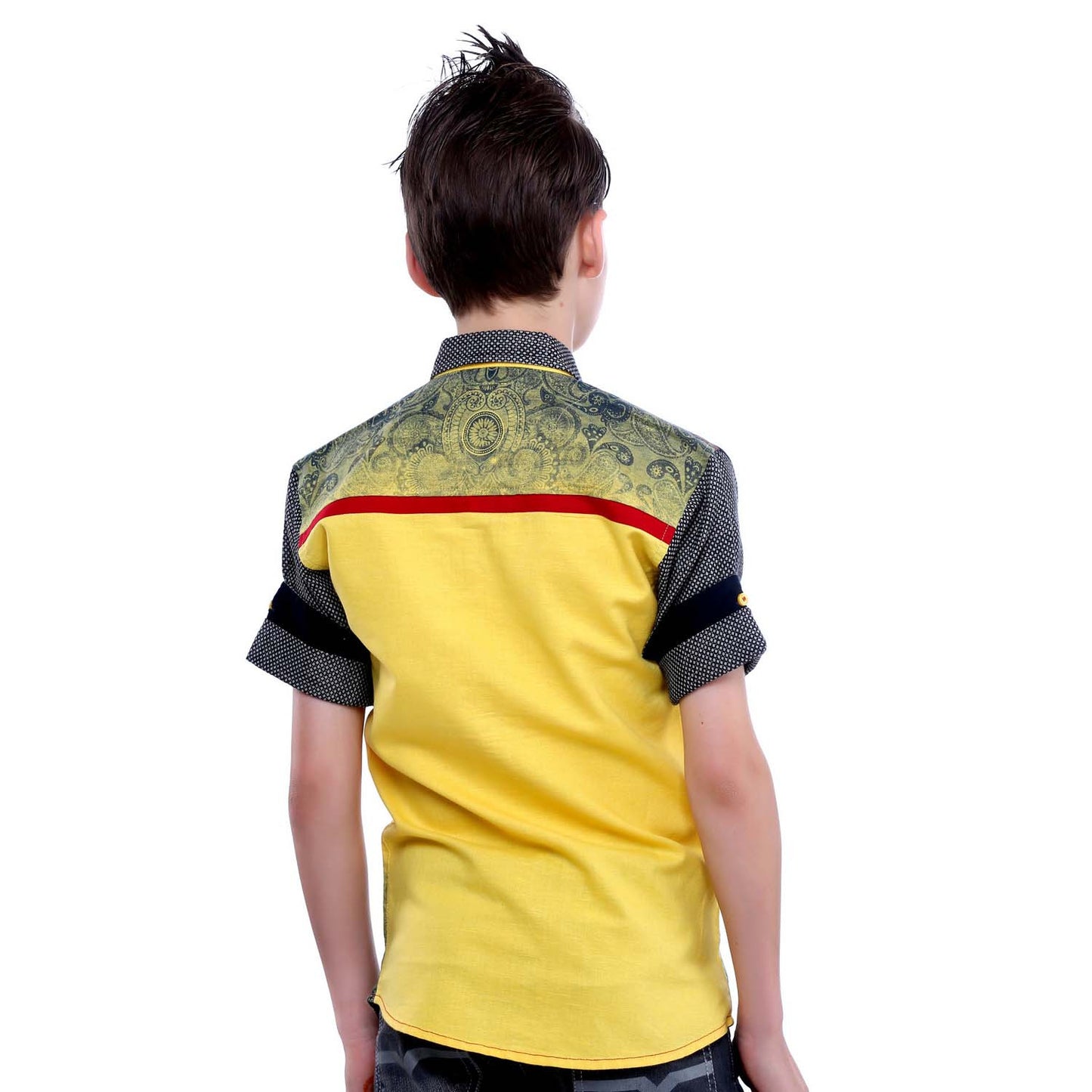 MashUp Paisley Print Designer Shirt - mashup boys