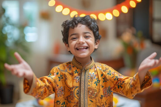Ethnic Style Statements: Theme Party Outfit Inspirations for Boys Rooted in Indian Fashion