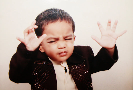Indian boy wearing ethnic clothes