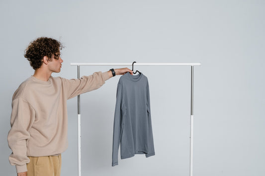 Teenage boy with a sweater