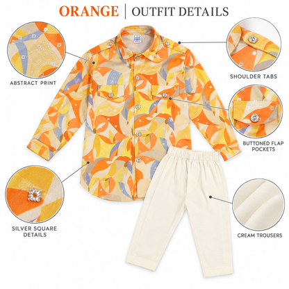 Tiny Traditions: Adorable Printed Kurta Pajama for Festive Charm