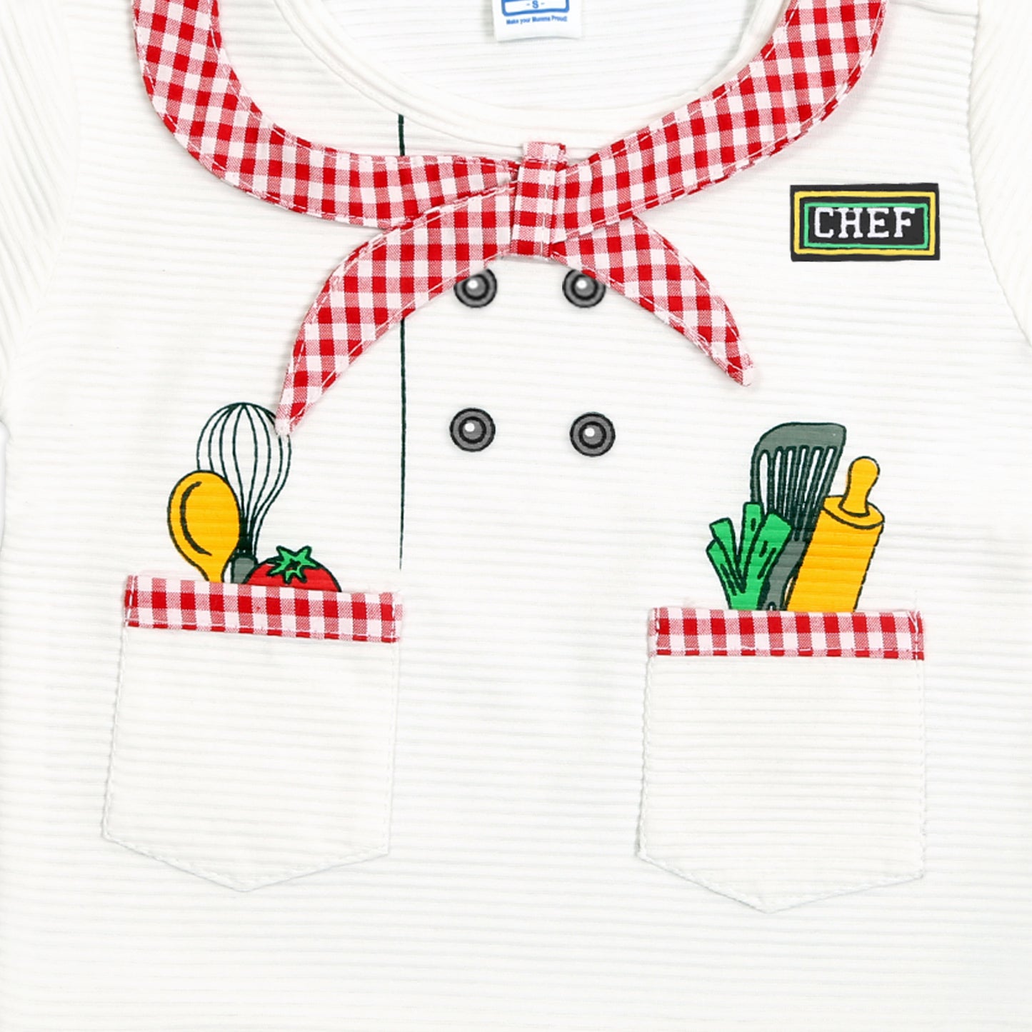 Mini Chef Magic: T-Shirt, Shorts, and Chef Cap Set!