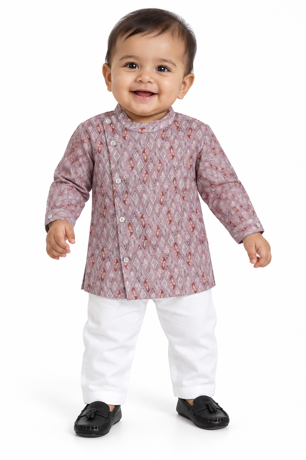 Festive Fun Begins: Printed Kurta Pajama Set for Littles!