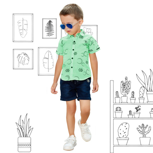 Prints and Denim! Fun Combo for Little Adventurers Under Four.