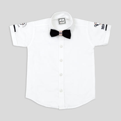 Dapper & Adorable: Checked Waistcoat Set with Bow Tie for Little Gents!