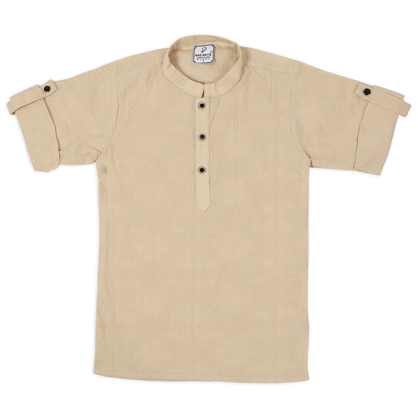 Royal Beginnings: Embellished Kurta Pajama for Little Style Icons