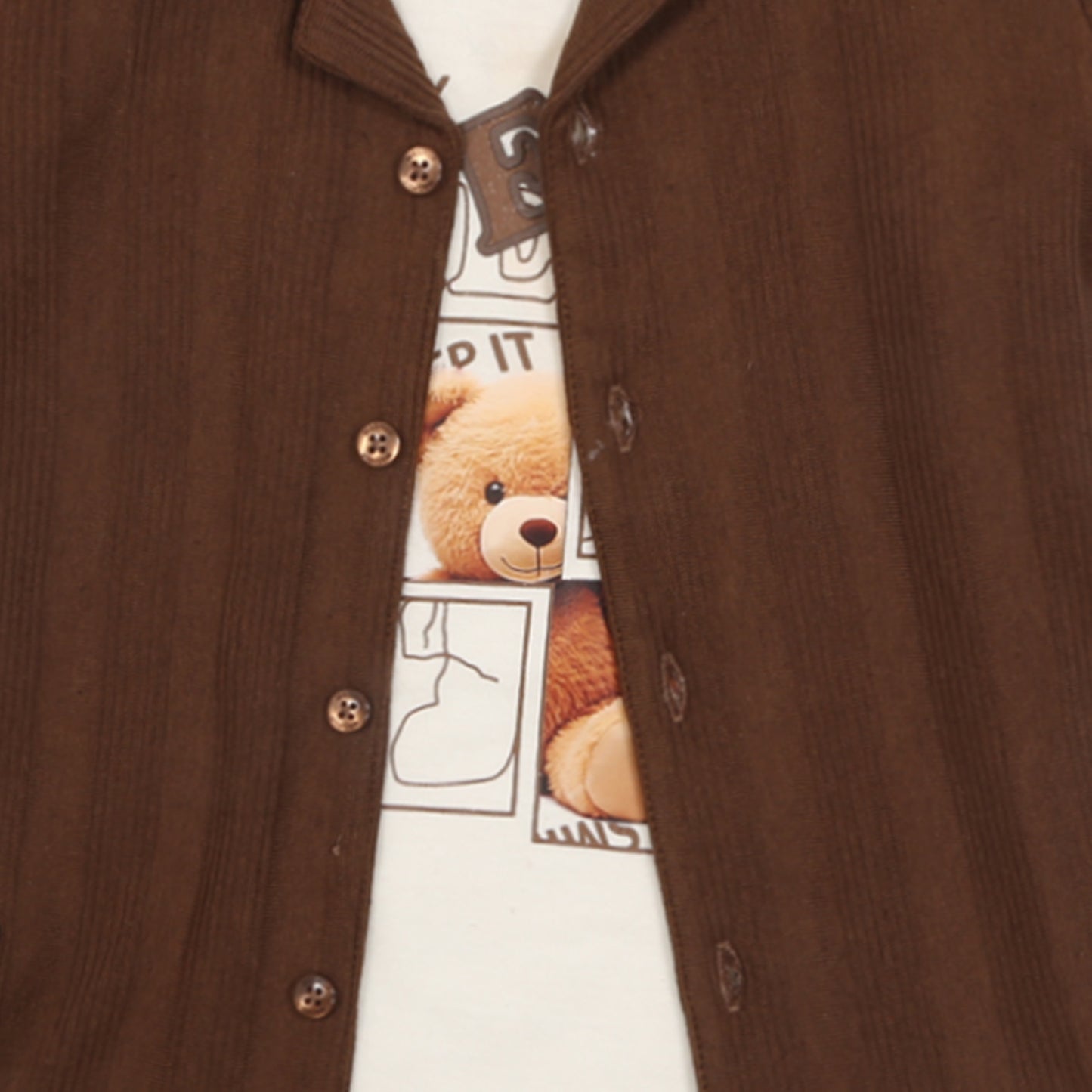 Stripe Printed Jacket, Playful Tee & Pants: Boys’ Everyday Style