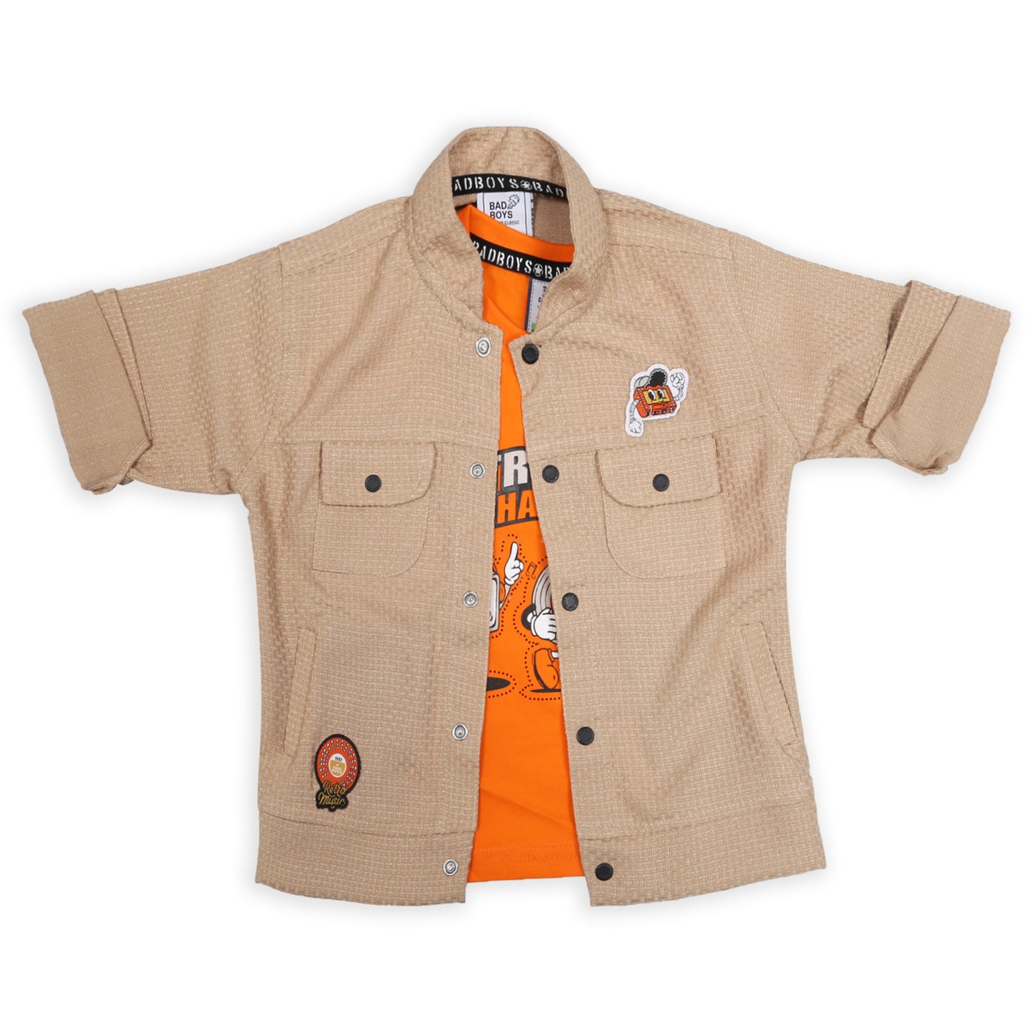 Trendy Jacket, Fun Printed Tee & Pants: Boys’ Casual Style