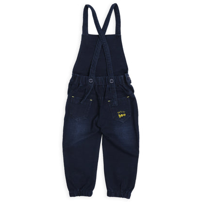 Adorable Printed Tee & Dungaree: Perfect Playful Casual Outfit