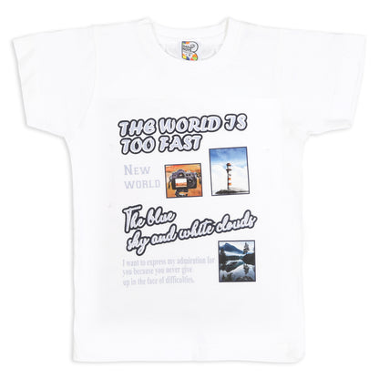 Trendy Printed Jacket, Fun Tee & Pants: Boys’ Casual Style