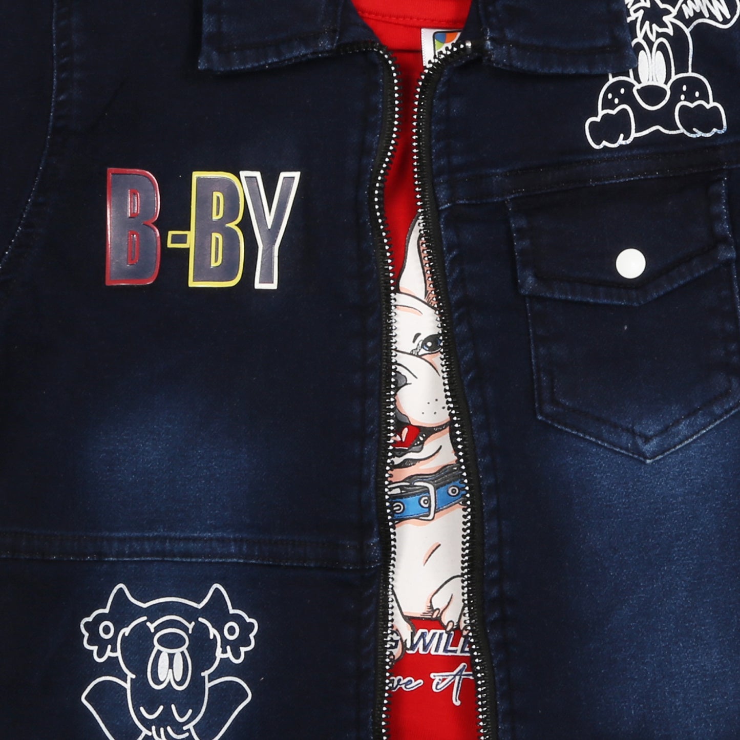 Trendy Printed Jacket, Fun Tee & Pants: Boys’ Casual Style
