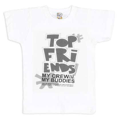 Printed Jacket, Fun Tee, Pants & Bag: Boys’ Casual Charm