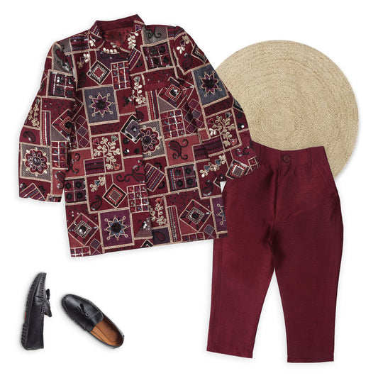 Royal Vibes Only: Jodhpuri Jacket, Waistcoat & Pant Power Set!