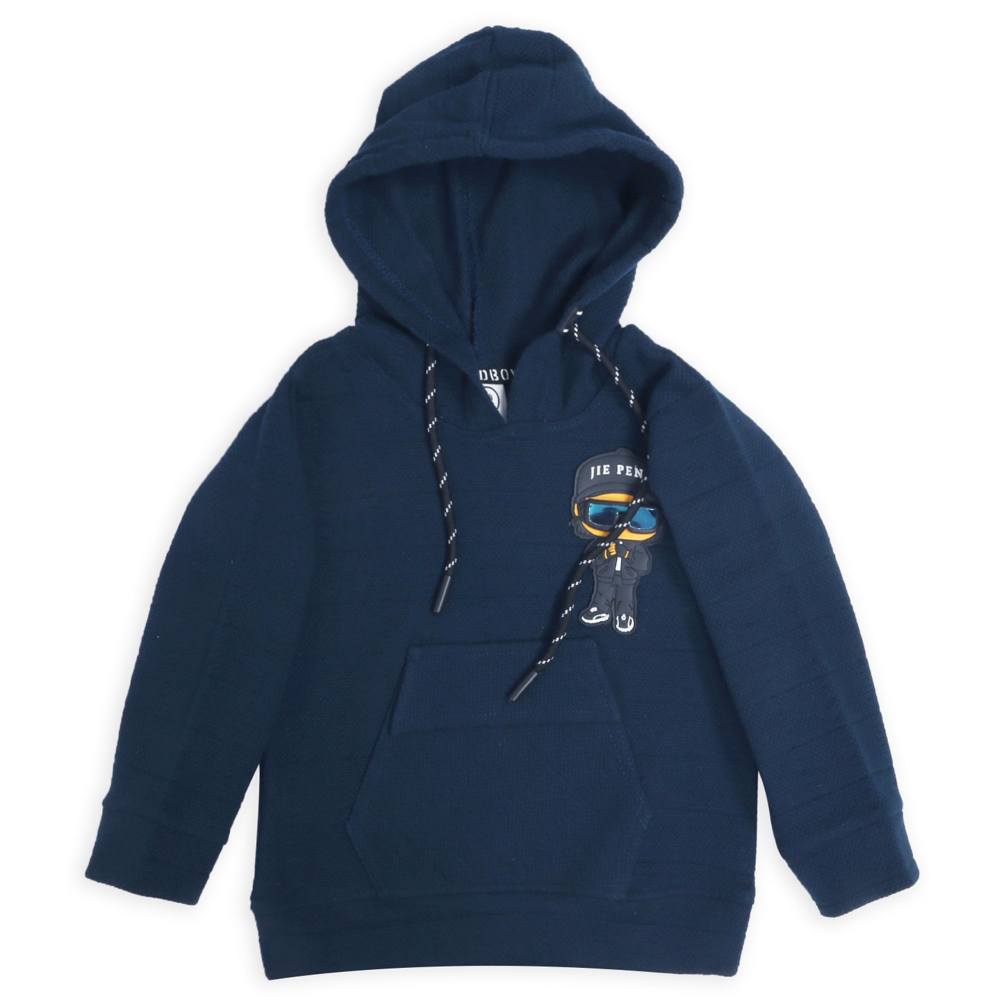 Cool Hoodie Tee with Patch & Joggers: Boys’ Party Vibes