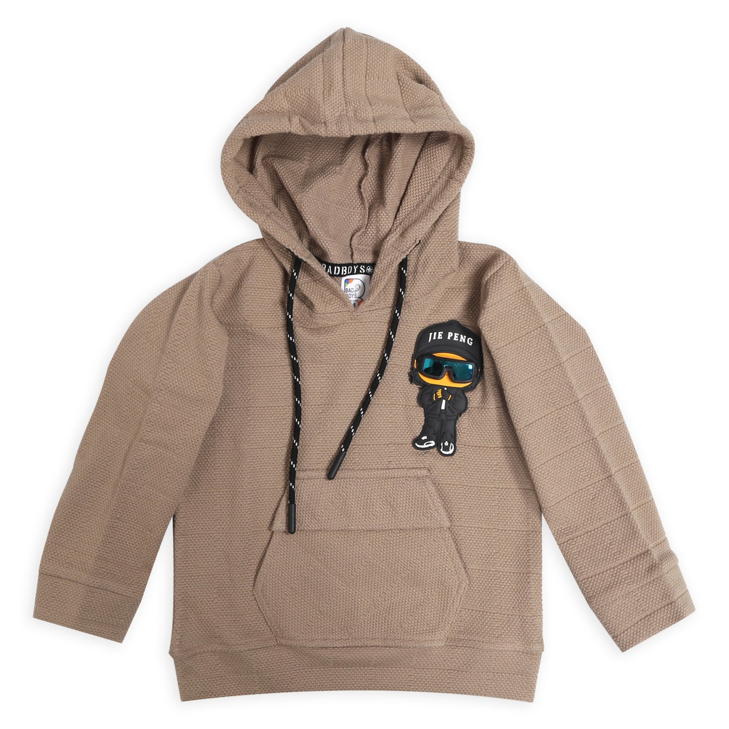 Cool Hoodie Tee with Patch & Joggers: Boys’ Party Vibes