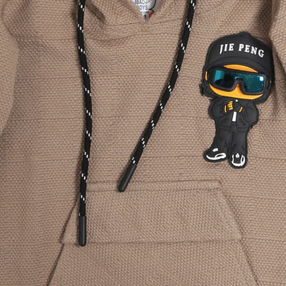 Cool Hoodie Tee with Patch & Joggers: Boys’ Party Vibes