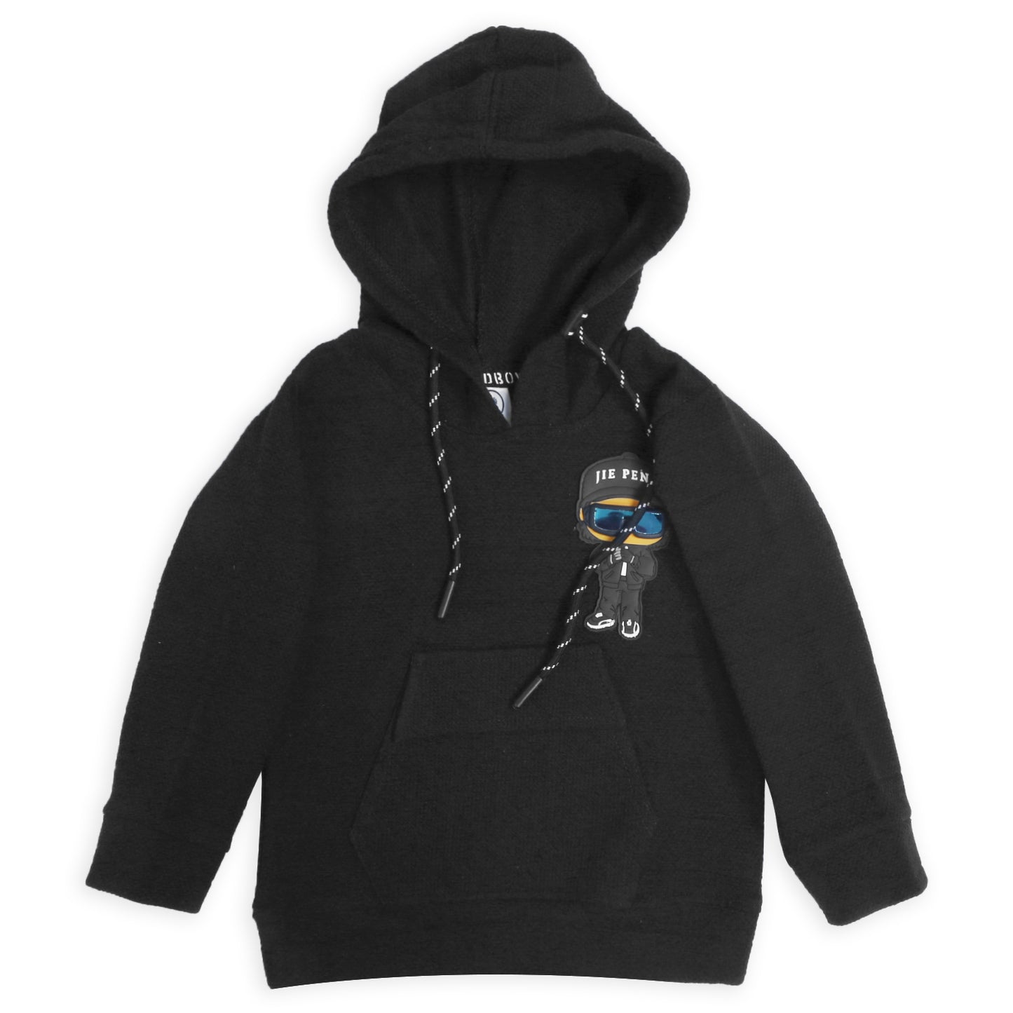 Cool Hoodie Tee with Patch & Joggers: Boys’ Party Vibes