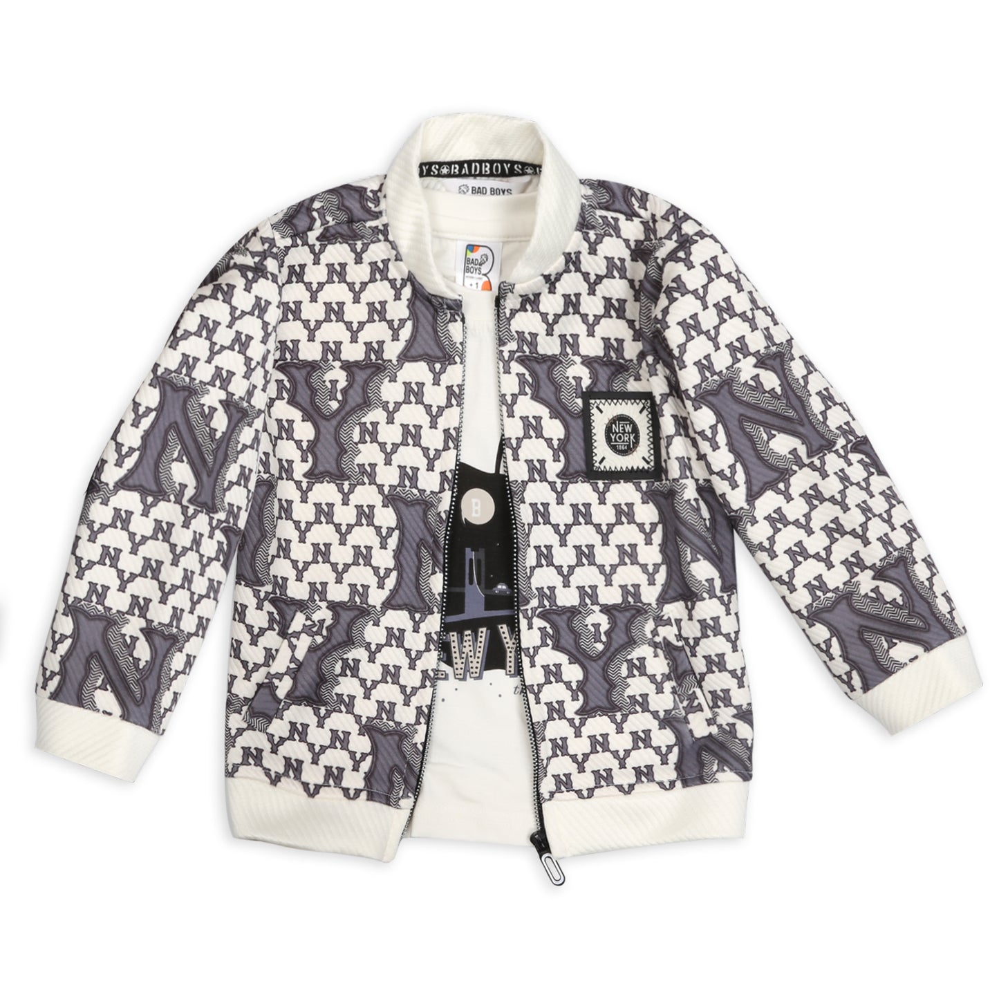 Printed Jacket, Playful Tee & Joggers: Boys’ Casual Style Upgrade