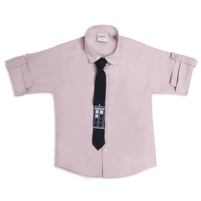 Stylish Shirt, Sleeveless Tee, Pants & Tie: Boys’ Party Charm