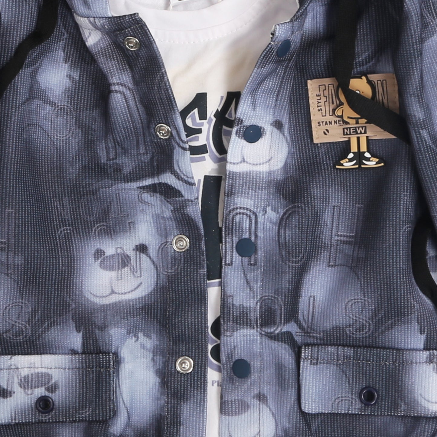 Printed Jacket, Fun Tee & Joggers: Boys’ Casual Style Essential