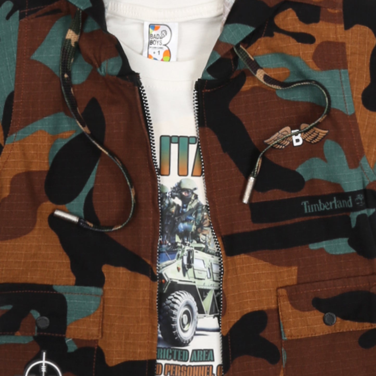 Trendy Printed Jacket, Fun Tee & Pants: Boys’ Casual Style