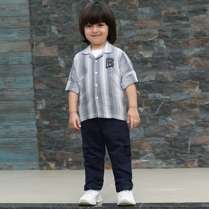 Stylish Shirt, Playful Tee & Joggers: Boys’ Everyday Casual Favorite