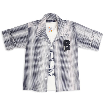 Stylish Shirt, Playful Tee & Joggers: Boys’ Everyday Casual Favorite